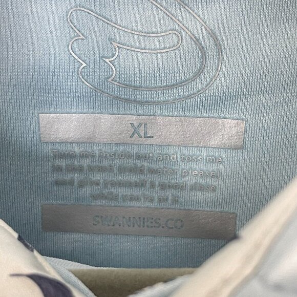 Swannies Men's Solid Blue Short Sleeve Athletic Golf Stretch Casual Polo Size XL - Picture 7 of 12